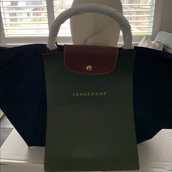 Longchamp Handbags - SOLD- New Longchamp  Le Pliage Original Top Handle